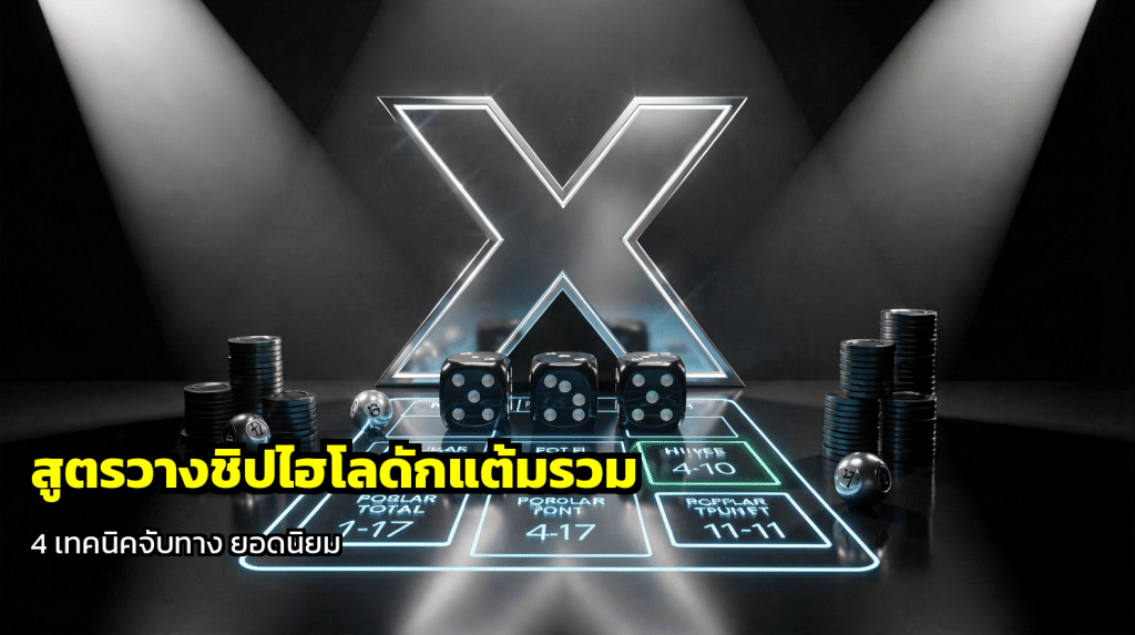 สูตรวางชิปไฮโลดักแต้มรวม